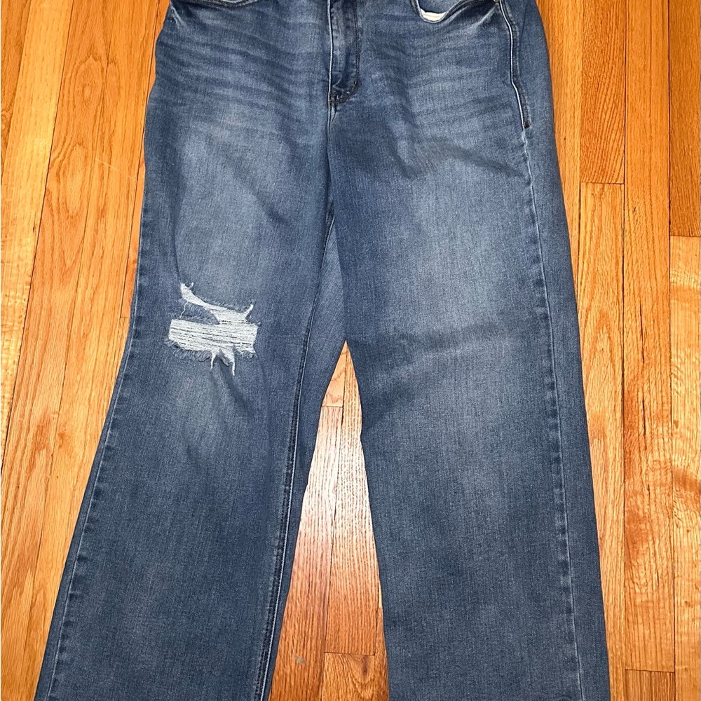Judy Blue Straight Leg Denim Jeans - Classic Blue